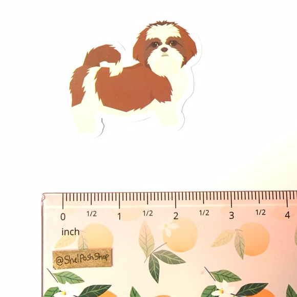 Shih Tzu Vinyl Sticker - Picture 2 of 2